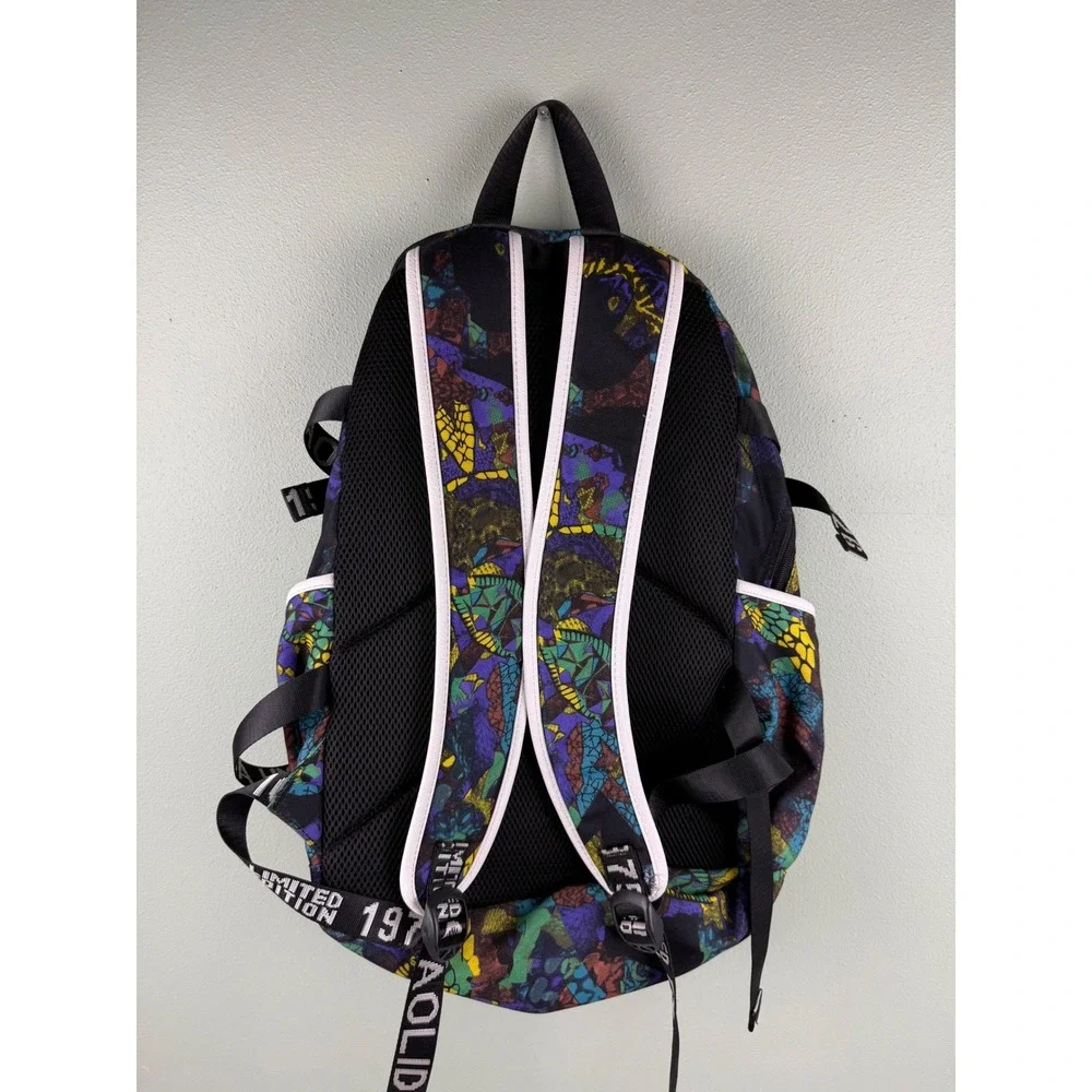 Milwaukee Bucks Giannis Antetokounmpo 34 Backpack NBA Multi Color Geometric Bag